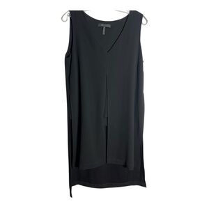 BCBGMaxAzria Black V-Neck Top - Office - luxury - Size M